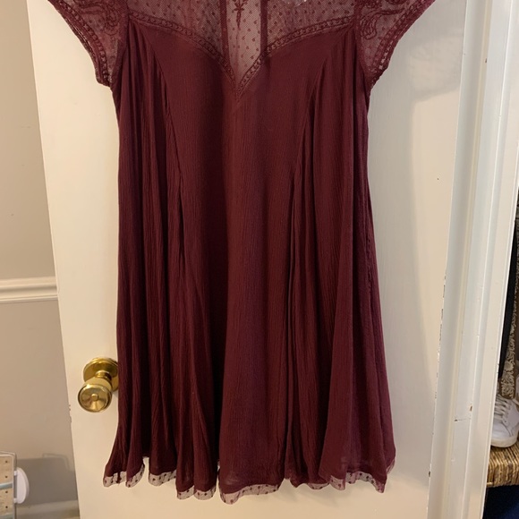 🏁SOLD ON FB🏁 URBAN OUTFITTERS Kimichi Blue Wine Swing Dress💃🏼 - Picture 5 of 7